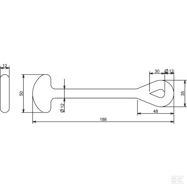 315006KR Резиновый натяжитель