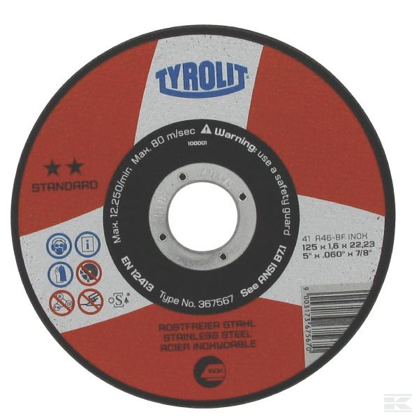 367575 +Cutting disc stand. SS150x2.5