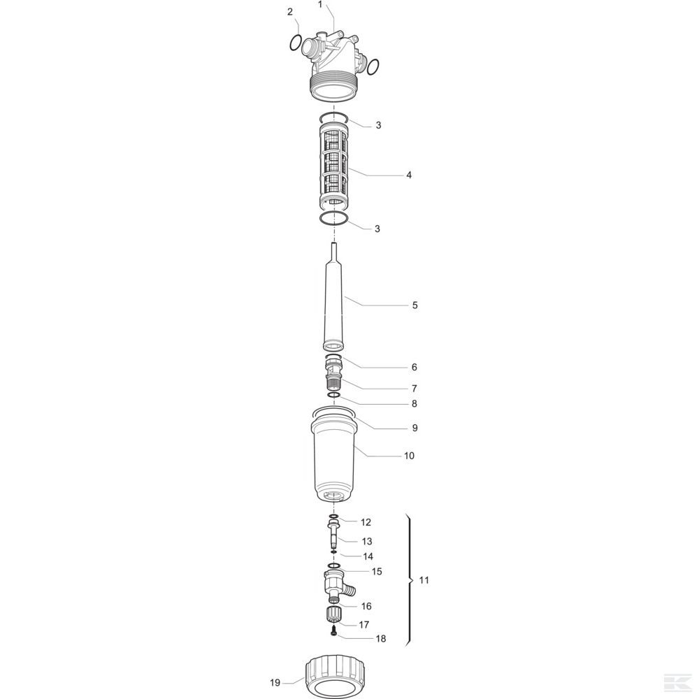 32624D3 Нап. фильтр T5 ткан. мемб.  50