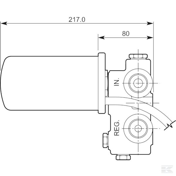2FV2V200JE +Electr drive flow contr valve