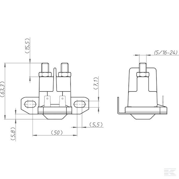 1187361120 +Solenoid clum 12V/50 High per