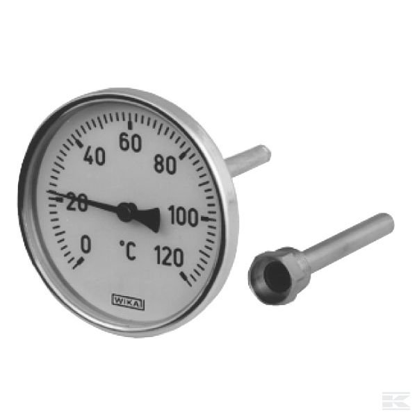 800120A4501B Термометр D80 0-120°C