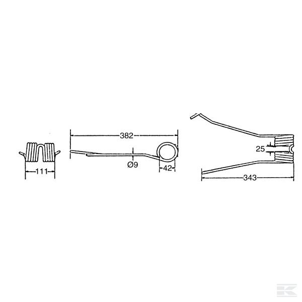 10989KR Стойка пружинная Kemper
