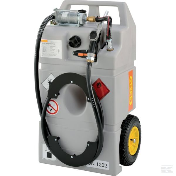 10160CEMO Диз. тележка 100л + руч. насос