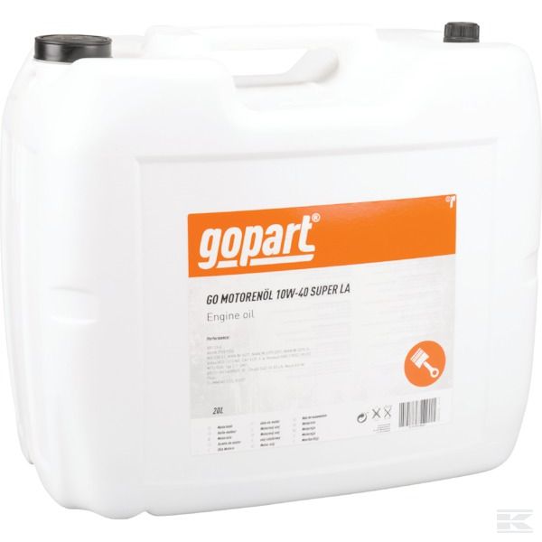 101020GP Моторное масло 10W-40 LA 20 л