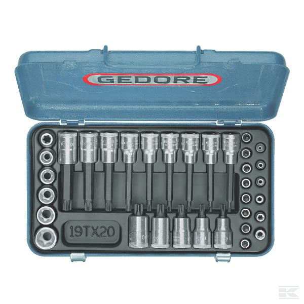 DP19TX20 Комплект ключей торцовых гаечных звездообразных 34 ключа