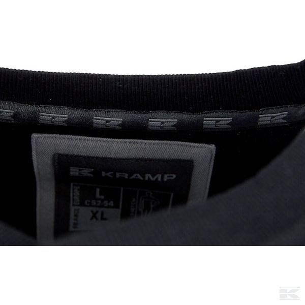1962781100100M +LS T-shirt w. but. black M