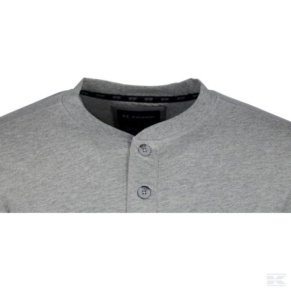 196278100664XL +T-shirt but. L. grey mél. 4XL