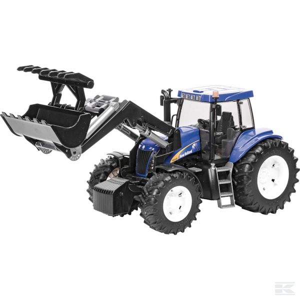 U03021 New Holland T8040 с фронтальным погрузчиком