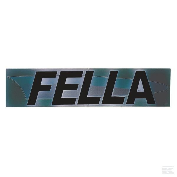 166598 Наклейка «FELLA» 110X470 пр.