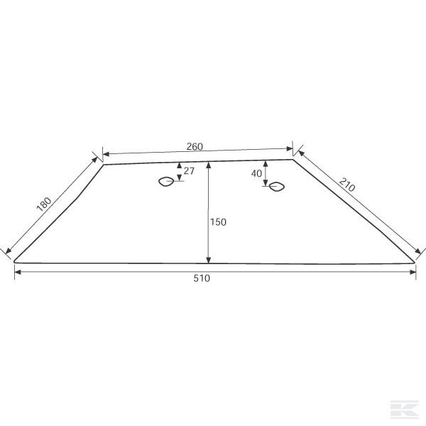 41658538409 Сошник 16", правый Överum