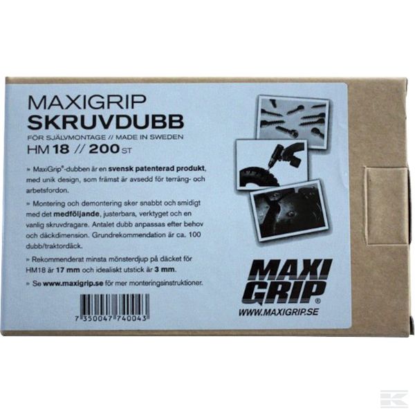 1268950020 Maxi-Grip 18 мм карбид. 200шт.