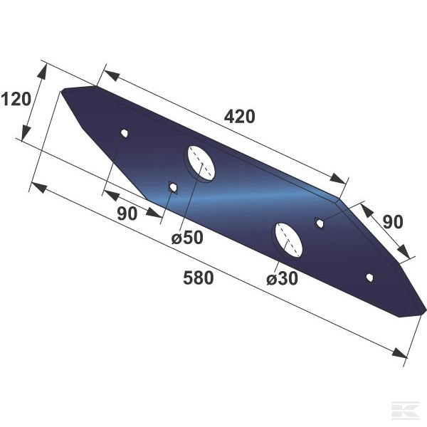 173388N Контрполевая доска оборотная