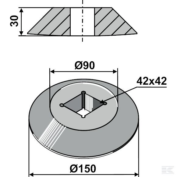 17100516 +End disc intern 40x40 square