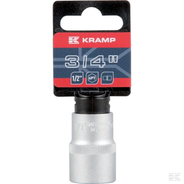 18060131190KR Головка 1/2", 6-точечная 3/4"