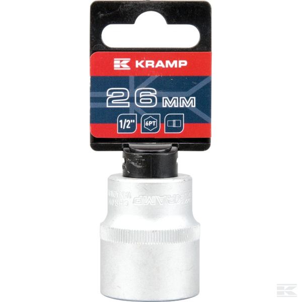 18060130260KR Головка 1/2", 6-точечная 26 мм