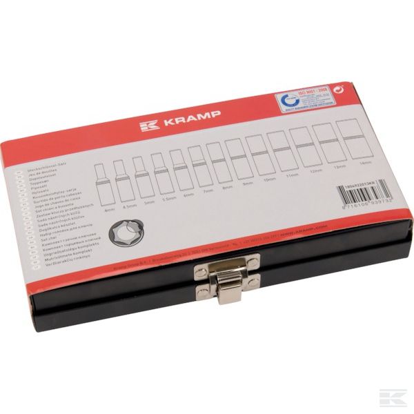 1804922013KR Набор головок 1/4", 6-точечн., 13 шт.