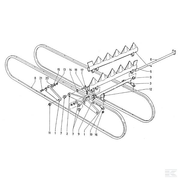 21344 Опорная стойка