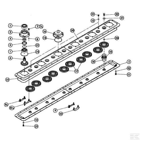 56833110 Корпус коробки передач (верх)