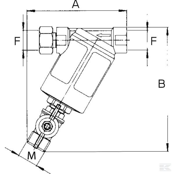 14650410 Напорный фильтр 1/2"