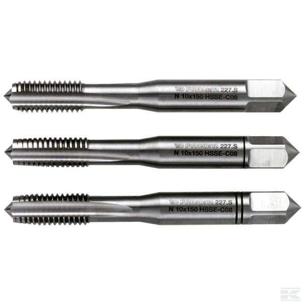 227S8X125T3 Метчик DN 8мм p 1,25мм 3 пред.