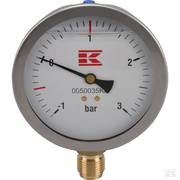 0050035KR Манометр 1/2" 100мм + глицерин