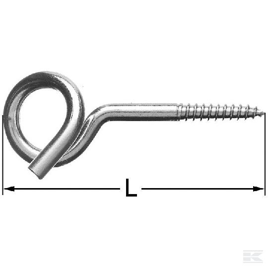 0960712200300 +Screw eye 8 x 120 mm