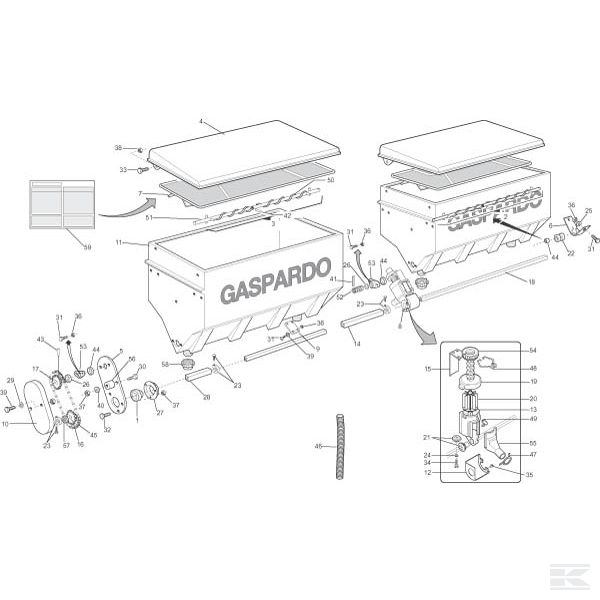 G15472770R Дозатор Minimax в сборе