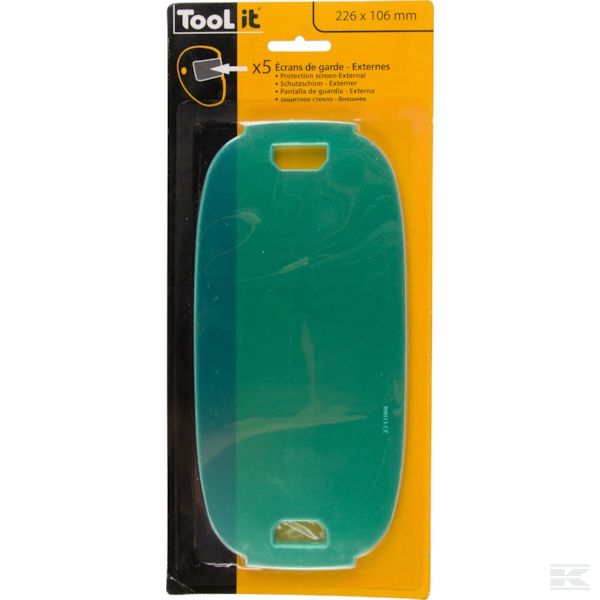 045781GYS +Protection glass 226x106 (5x)