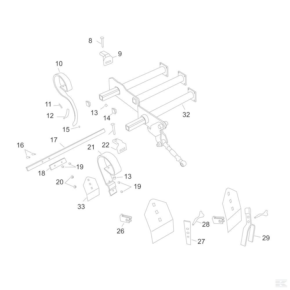 430400KR +Cultivator point / knife