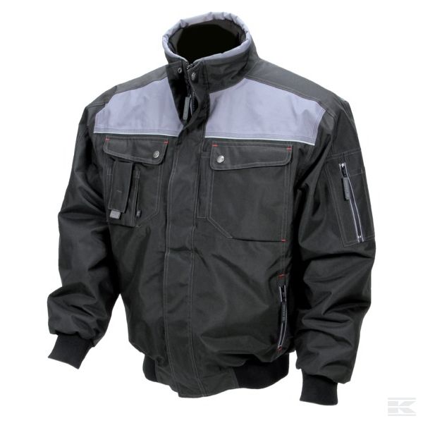 C85400893XL Куртка «Пилот» черн./зел. 62