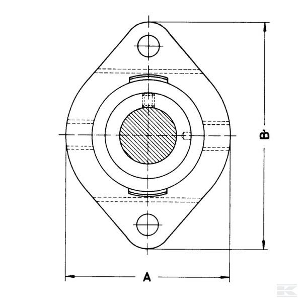 GGLCTE05E Корпус подшипника без вставки