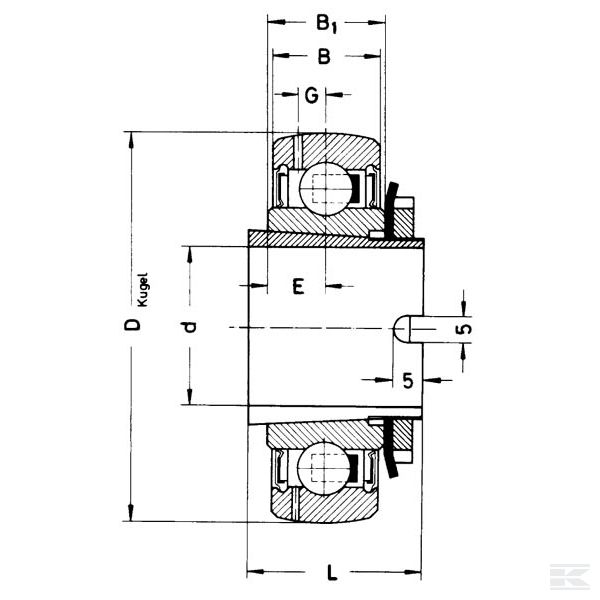GSH402RSRB Подшипник натяж. с заж.втулкой