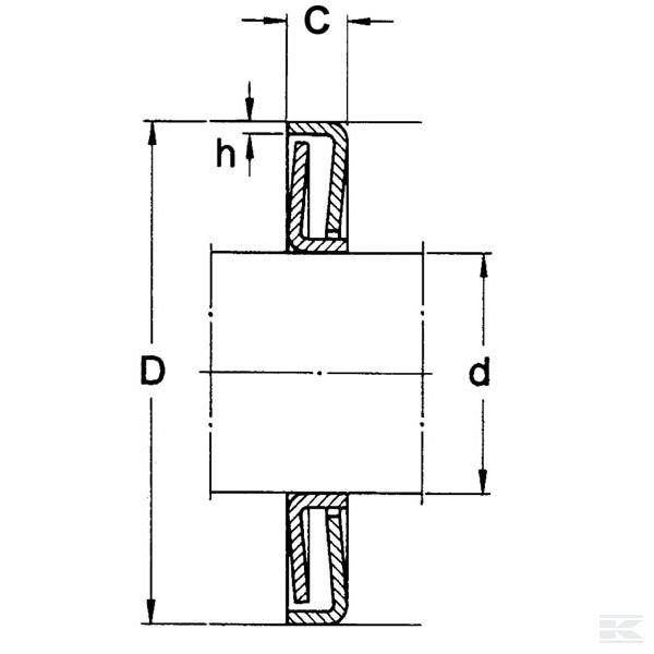 Z007FSKF лабиринтовое уплотнение для ко