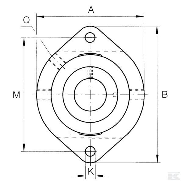 GLCTE35 Подшипник фланцевый в сборе