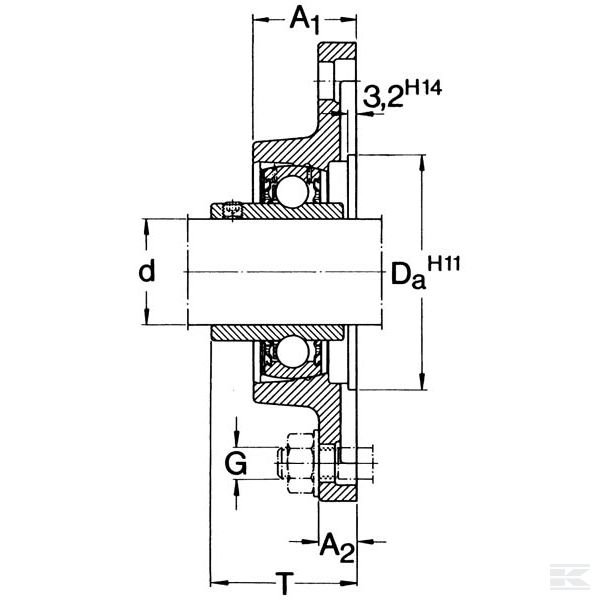 7500FYTB30WF Корпус подшипника в сборе SKF