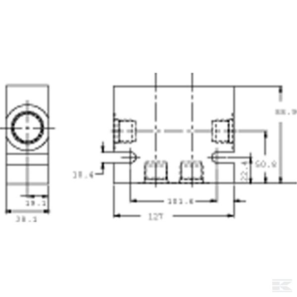 CP9124BA12 Корпус алюминиевый 3/4