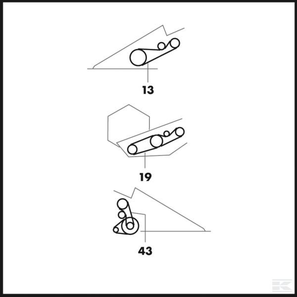 0002338431AB Ремень клиновой