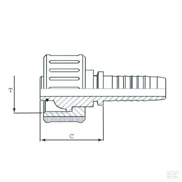 HD260201RVS Пр.-ф.DN06-M22x1,5-Kärcher-V4A