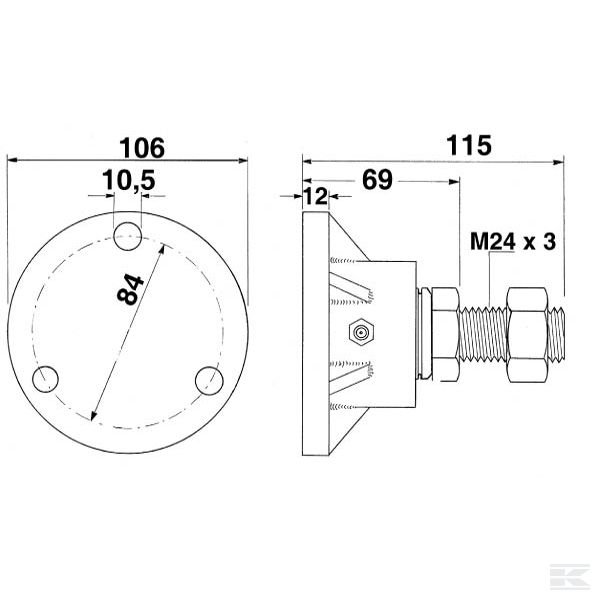 CD14004 Втулка KV 1400-4