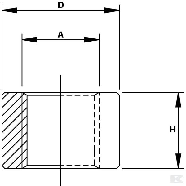 LSNM2215 Паяное соединение M22 X 1.5