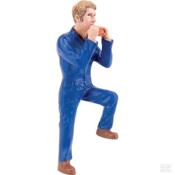 ADF32120 +Farmer eating sandwich