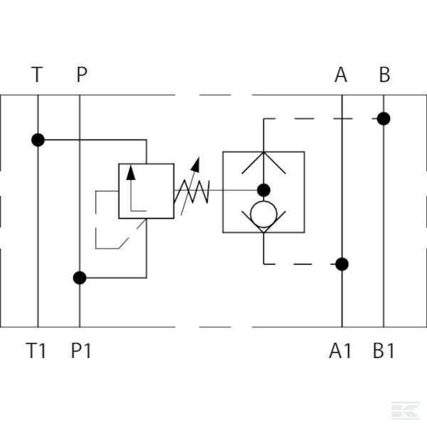 AM3LSP300 Клап.ог.дав.3-ход.NG6 AM3-LS-P