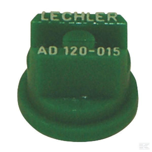 AD120015POM Форсунка с плоской струей AD 120° зеленая пластиковая
