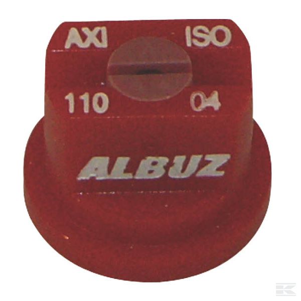 AXI11004 Плоское сопло AXI 110°, красный цвет, керамика