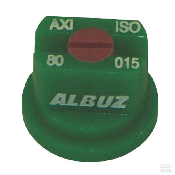 AXI80015 Плоское сопло AXI 80°, зеленый цвет, керамика