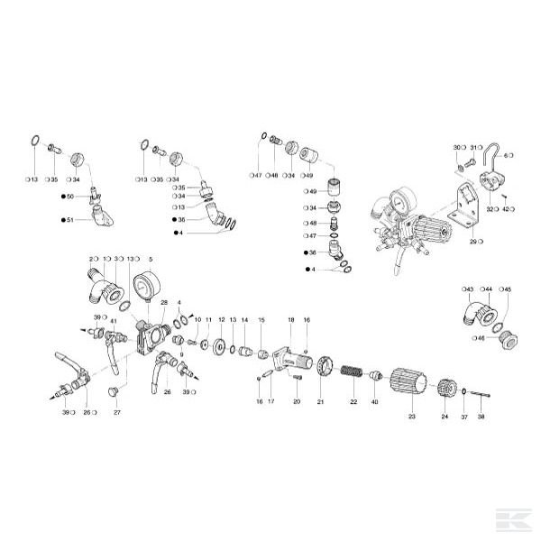 AR983 Комплект подключения RM40
