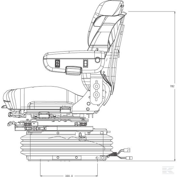 AS5090AC Сид.с пневмат. подвеской Sears