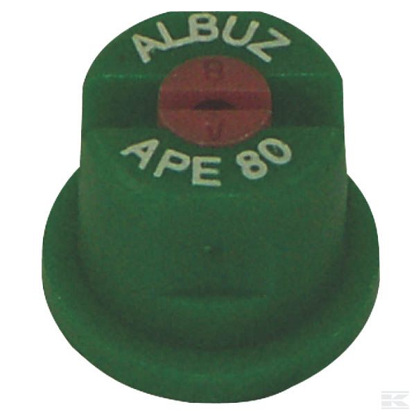 APE80GREEN Форсунка с плоской струей APE 80° зеленая керамическая