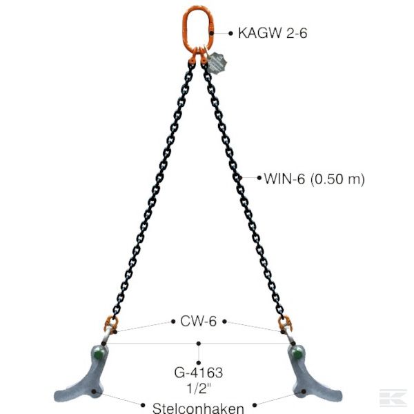 HHST7L Комплект крюков Stelcon